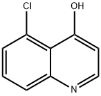 5-氯喹啉-4-醇 结构式
