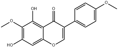 尼泊尔鸢尾异黄酮 结构式