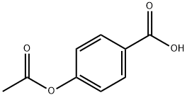 4-Acetoxybenzoic acid Struktur