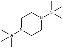 1,4-ビス(トリメチルシリル)ピペラジン 化学構造式