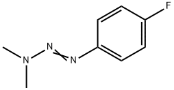 1-(p-Fluorophenyl)-3,3-dimethyltriazene Structure