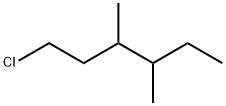 1-chloro-3,4-dimethyl-hexane Struktur