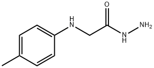 P-TOLYLAMINO-ACETIC ACID HYDRAZIDE Struktur