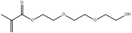 Methacrylic acid 8-hydroxy-3,6-dioxaoctane-1-yl ester Struktur