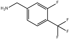 3-氟-4-(三氟甲基)苄胺 结构式