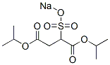 2-(Sodiosulfo)succinic acid diisopropyl ester Structure