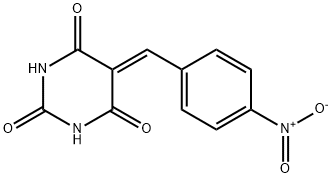 5-[(4-nitrophenyl)methylidene]-1,3-diazinane-2,4,6-trione Structure
