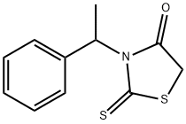 4-Thiazolidinone,3-(1-phenylethyl)-2-thioxo- Structure