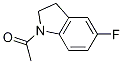 1-(5-fluoro-2,3-dihydro-1H-indol-1-yl)-Ethanone Struktur