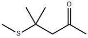 4-甲硫基-4-甲基-2-戊酮 结构式