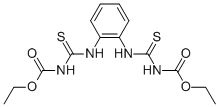 (o-フェニレン)ビス[イミノ(チオカルボニル)]ビスカルバミド酸 化学構造式