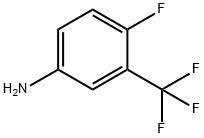 4-氟-3-三氟甲基苯胺, 2357-47-3, 结构式