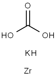carbonic acid potassium zirconium salt Structure
