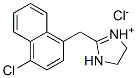 2-[(4-chloro-1-naphthyl)methyl]-4,5-dihydroimidazolium chloride Structure