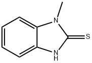 1-甲基-1H-苯并咪唑-2-硫醇 结构式