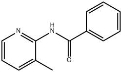 N-(3-メチル-2-ピリジル)ベンズアミド 化学構造式