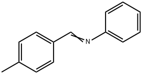 N-フェニル-4-メチルベンゼンメタンイミン 化学構造式