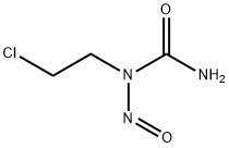 1-(2-chloroethyl)-1-nitrosourea 结构式