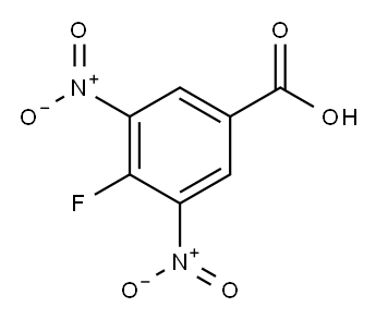 4-氟-3,5-二硝基-苯甲酸, 2365-71-1, 结构式