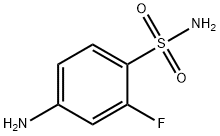 4-氨基-2-氟苯磺酰胺 结构式