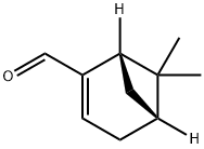 myrtenal,(+)-(1S)-6,6-dimethyl-bicyclo[3.1.1]hept-2-ene-2-carboxaldehyde Structure