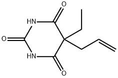 5-アリル-5-エチルバルビツル酸 化学構造式