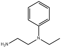 N-(2-アミノエチル)-N-エチル-N-(3-メチルフェニル)アミン 化学構造式