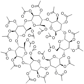 三乙酰基-Β-环糊精 结构式
