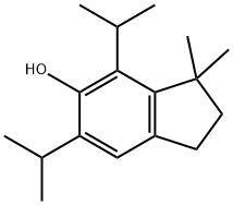 4,6-bis(isopropyl)-3,3-dimethylindan-5-ol Structure
