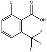 2-クロロ-6-(トリフルオロメチル)安息香酸 化学構造式