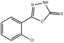 5-(2-氯苯基)-1,3,4-二唑-2-硫醇 结构式