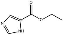1H-イミダゾール-4-カルボン酸エチル 化学構造式