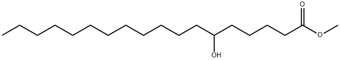 6-ヒドロキシオクタデカン酸メチル 化学構造式