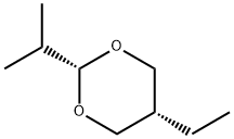 5α-Ethyl-2α-isopropyl-1,3-dioxane Structure