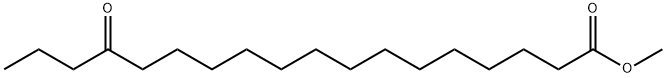 15-ケトステアリン酸メチル 化学構造式