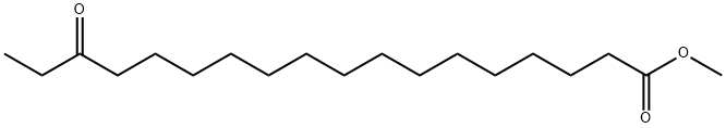 16-オキソオクタデカン酸メチル 化学構造式