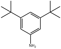 3,5-ジ-tert-ブチルアニリン 化学構造式