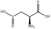 2-アミノ-3-スルフィノプロパン酸 化学構造式