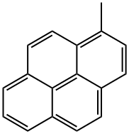 1-メチルピレン 化学構造式