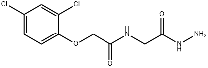 2-(2,4-DICHLOROPHENOXY)-N-(2-HYDRAZINO-2-OXOETHYL)ACETAMIDE, 2381-76-2, 结构式