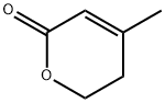 5,6-ジヒドロ-4-メチル-2H-ピラン-2-オン 化学構造式