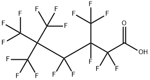 パーフルオロ-3,5,5'-トリメチルヘキサン酸 化学構造式
