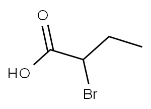 2-BROMOBUTANOIC ACID Structure