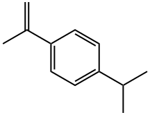 4-イソプロピル-α-メチルスチレン 化学構造式