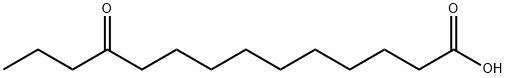 11-オキソミリスチン酸 化学構造式