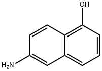 6-氨基-1-萘酚 结构式