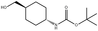 反-(4-羟甲基)环己基氨基甲酸叔丁酯, 239074-29-4, 结构式