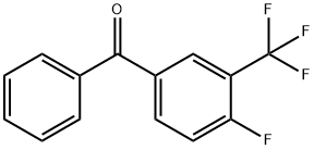 4-氟-3-三氟甲基苯并苯基酮, 239087-04-8, 结构式