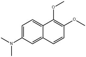 5,6-Dimethoxy-N,N-dimethyl-2-naphthalenamine Structure