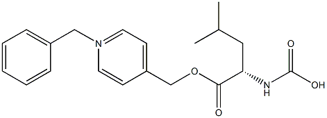 N-[(Benzyloxy)carbonyl]-L-leucine (4-pyridylmethyl) ester Structure